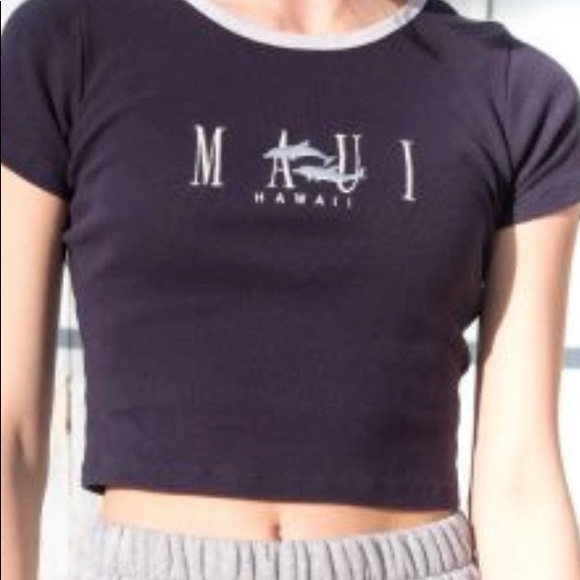 Brandy Maui Hawaii Embroidered top - Picture 1 of 1